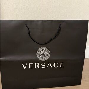 Versace Sleek Black Tote